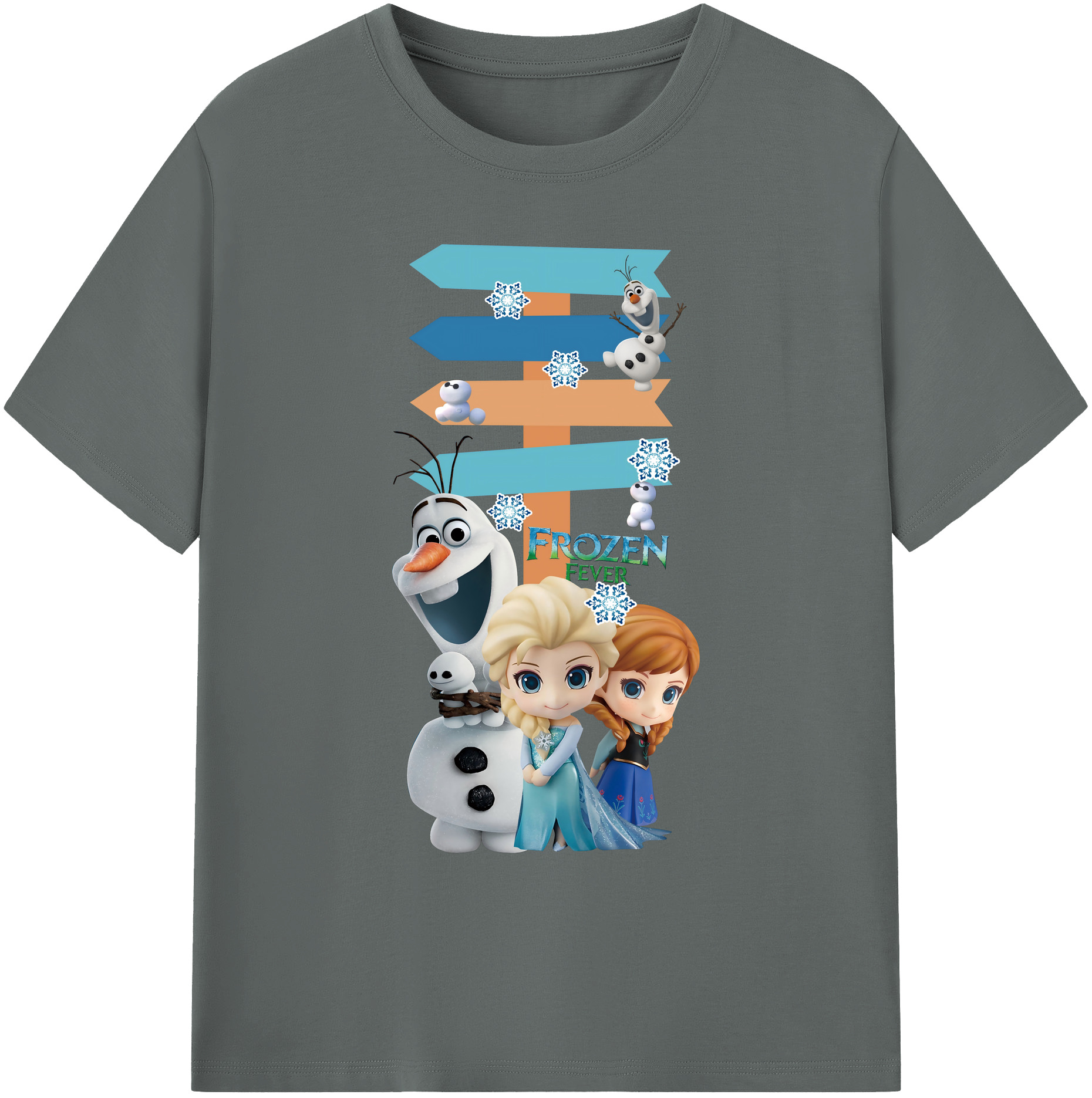 （画像用） アナと雪の女王 アンナ エルサ Frozen Anna Elsa 綿100％ メンズ半袖Tシャツ｜肌触りやわらか＆通気性